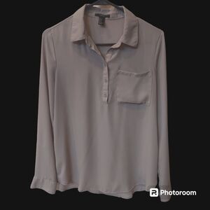 Cream Chiffon Blouse